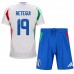 Maillot de foot Italie Mateo Retegui #19 Extérieur vêtements enfant Europe 2024 Manches Courtes (+ pantalon court)